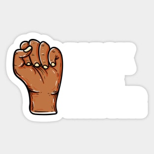 Black lives matter symbol Sticker